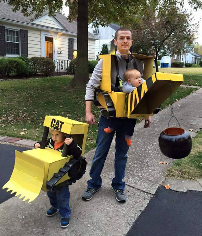 The Wrecking Crew Dad And Boys Costumes