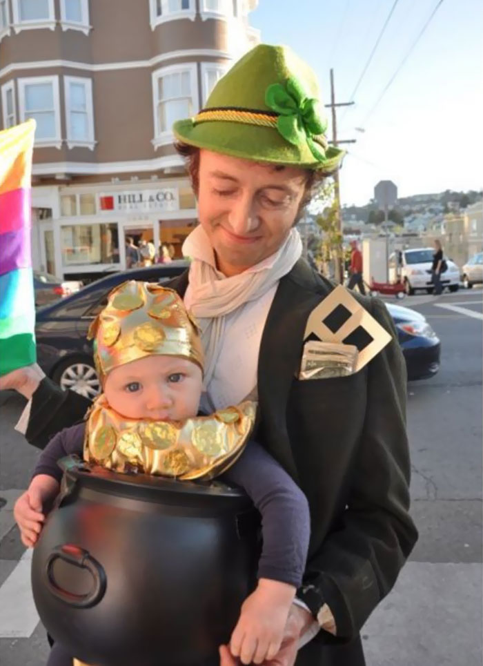 Leprechaun With His Pot Of Gold