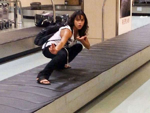 15 Insanely Funny People Spotted At The Airports Who Will Take You On A Laughter Spree! Someone Cover The Guy At No. 7