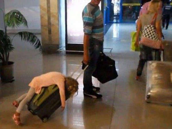 15 Insanely Funny People Spotted At The Airports Who Will Take You On A Laughter Spree! Someone Cover The Guy At No. 7