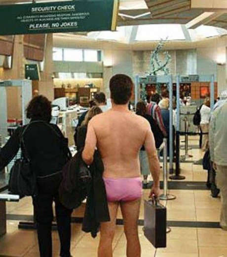 15 Insanely Funny People Spotted At The Airports Who Will Take You On A Laughter Spree! Someone Cover The Guy At No. 7