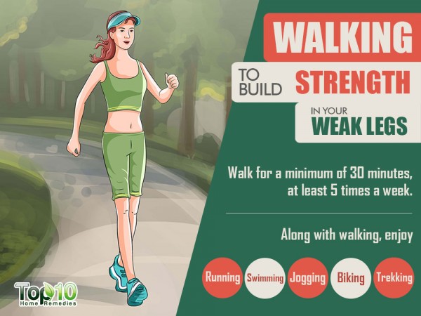 walking to strengthen weak legs