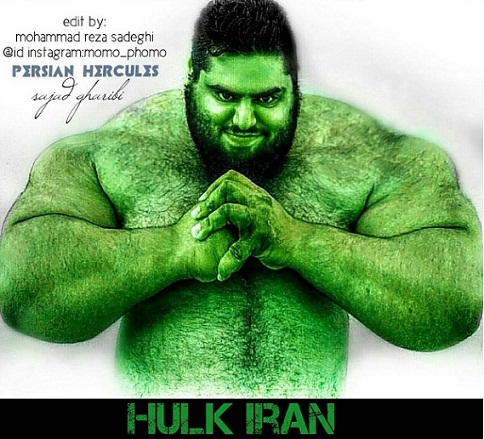 Iranian Hulk Sajad Gharibi