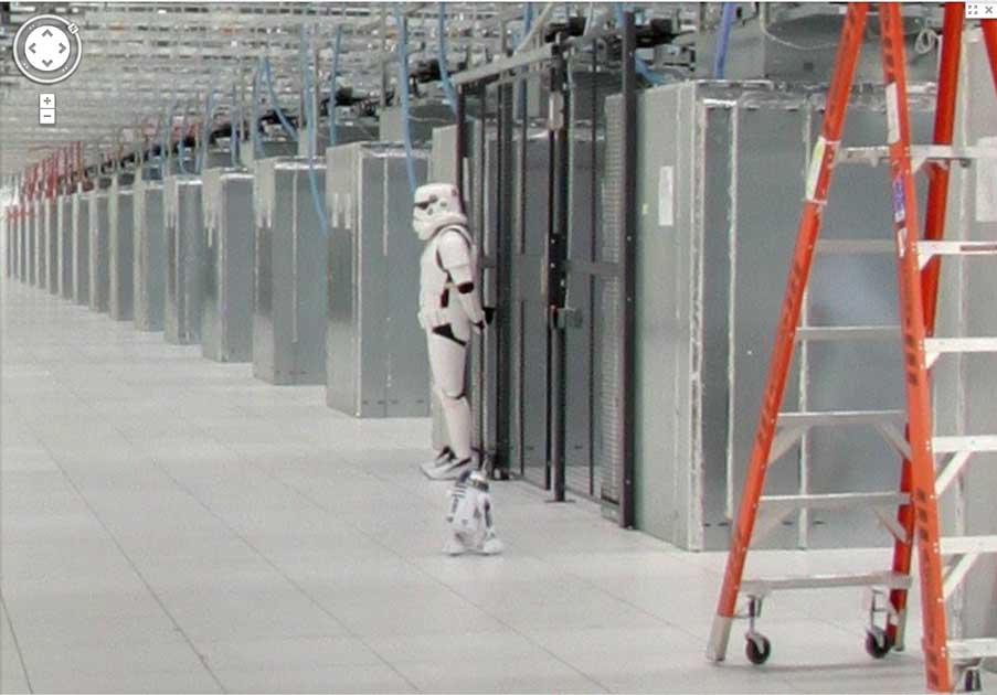 google data center, USA, restricted areas