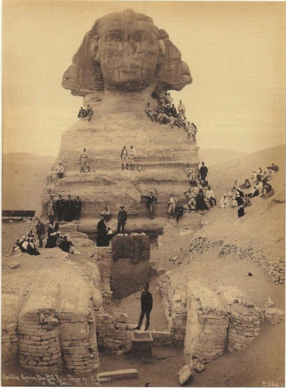 The Sphinx Giza Egypt c1850